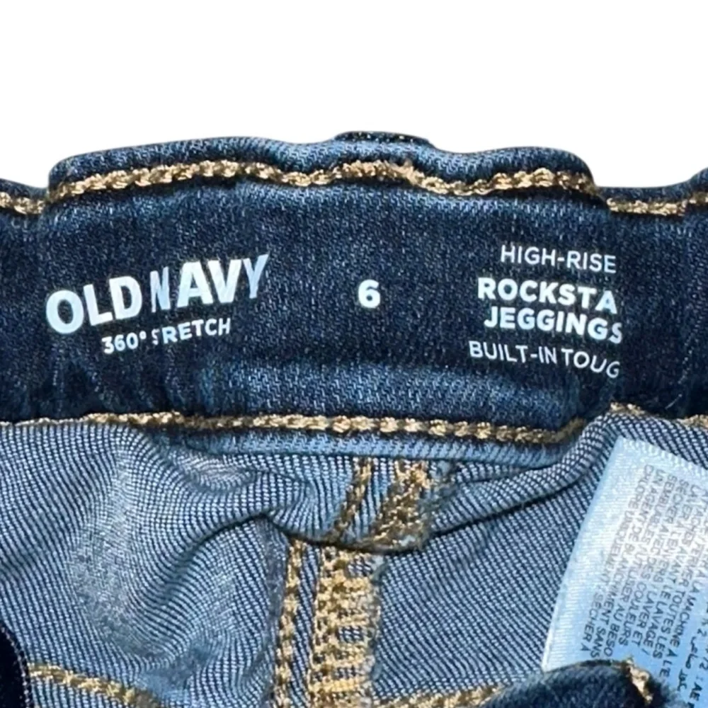 Old Navy High-Waisted Rockstar 360° Stretch Jeggings for Girls